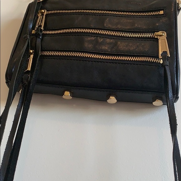 Rebecca Minkoff black mini Mac 5 Zip Crossbody bag - Picture 2 of 8
